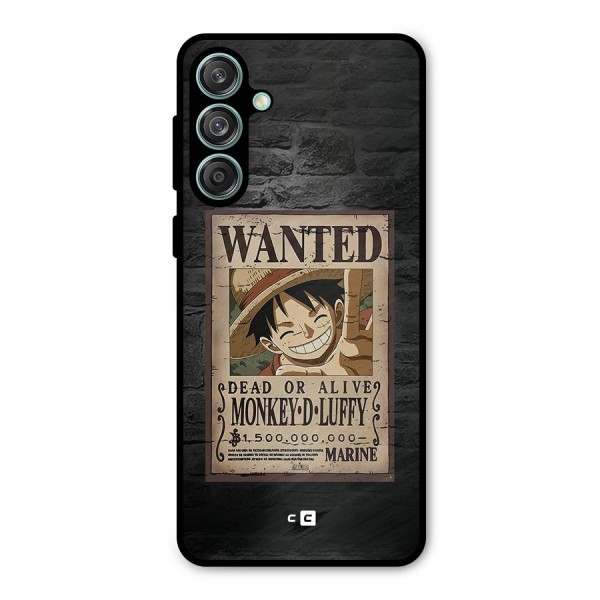 Luffy Wanted Metal Back Case for Galaxy M55 5G