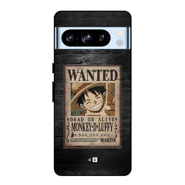 Luffy Wanted Metal Back Case for Google Pixel 8 Pro