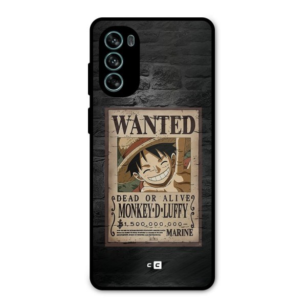 Luffy Wanted Metal Back Case for Moto G62