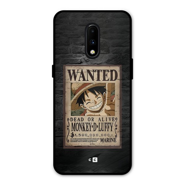 Luffy Wanted Metal Back Case for OnePlus 7