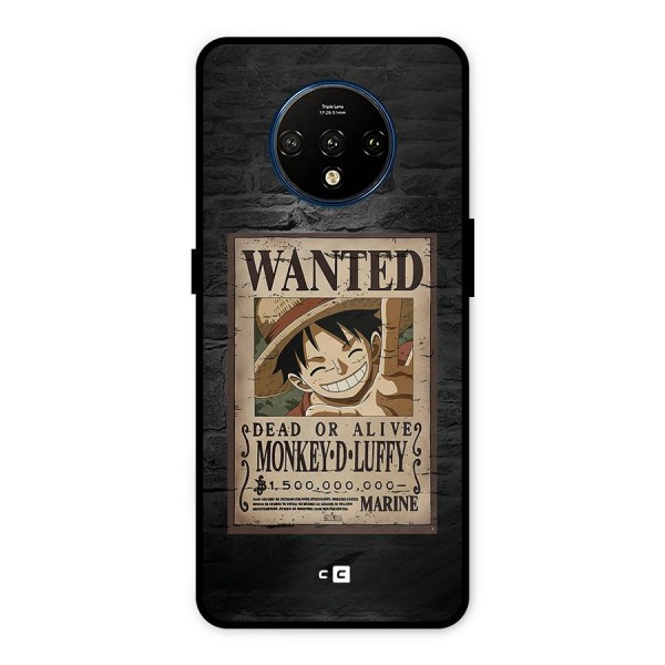 Luffy Wanted Metal Back Case for OnePlus 7T