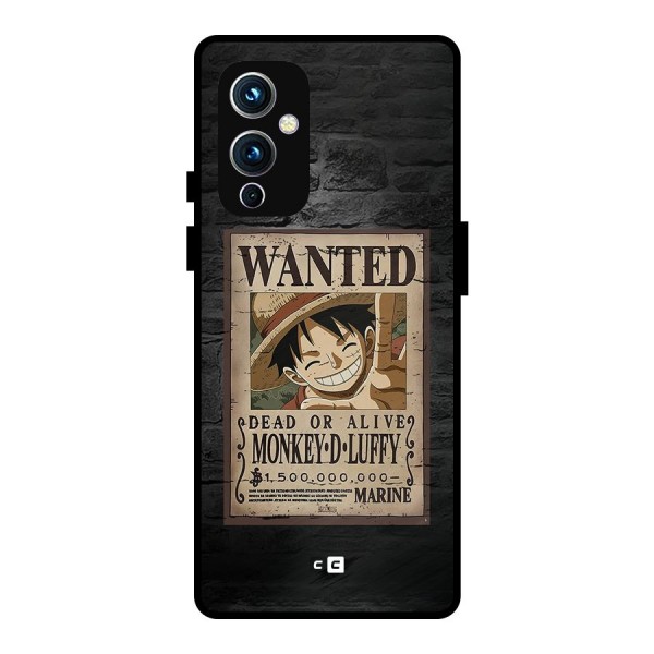 Luffy Wanted Metal Back Case for OnePlus 9