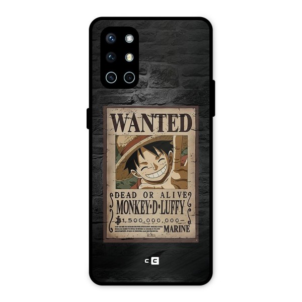 Luffy Wanted Metal Back Case for OnePlus 9R