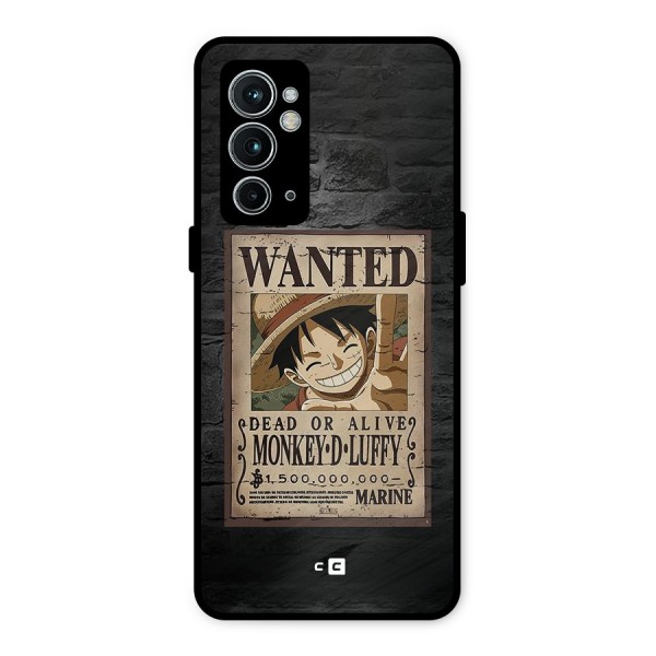 Luffy Wanted Metal Back Case for OnePlus 9RT 5G