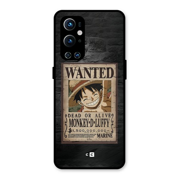 Luffy Wanted Metal Back Case for OnePlus 9 Pro