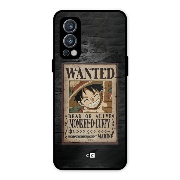Luffy Wanted Metal Back Case for OnePlus Nord 2 5G
