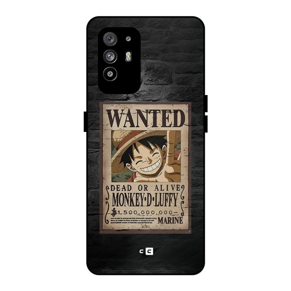 Luffy Wanted Metal Back Case for Oppo F19 Pro Plus 5G