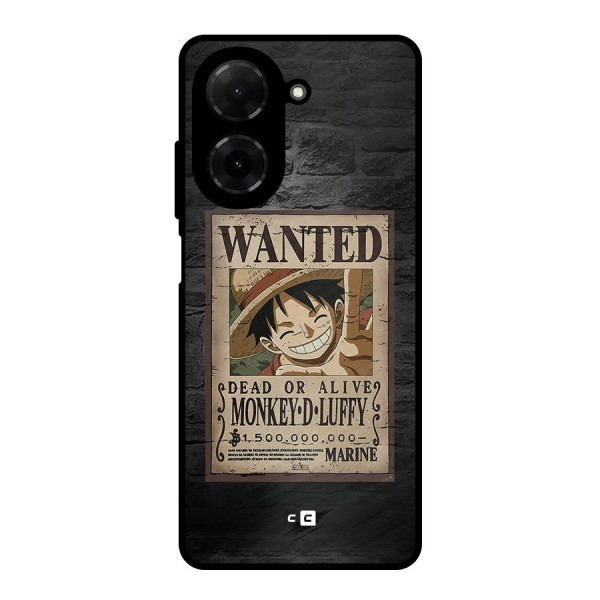 Luffy Wanted Metal Back Case for Poco C71