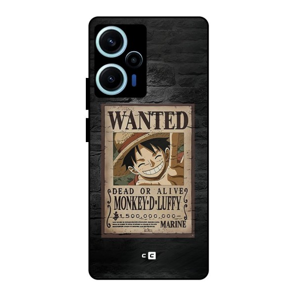 Luffy Wanted Metal Back Case for Poco F5