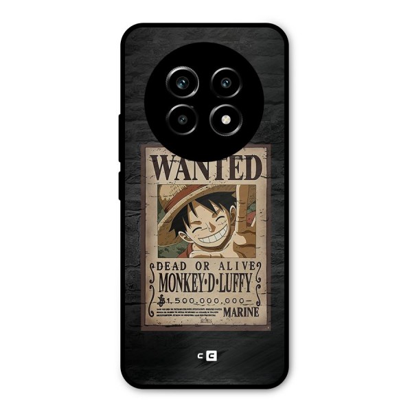 Luffy Wanted Metal Back Case for Realme 13 Pro