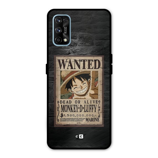 Luffy Wanted Metal Back Case for Realme 7 Pro