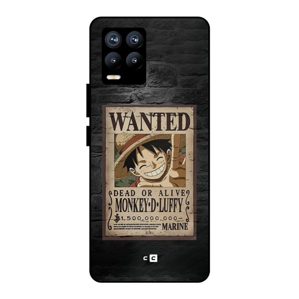 Luffy Wanted Metal Back Case for Realme 8