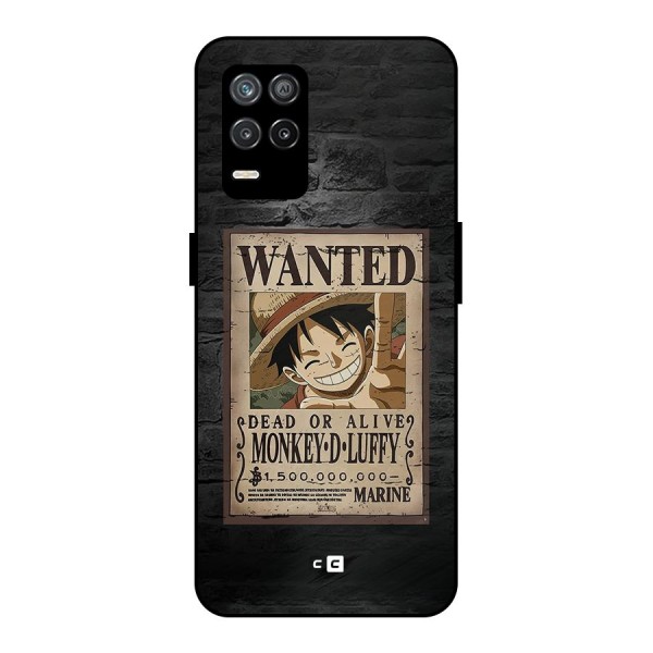 Luffy Wanted Metal Back Case for Realme 8 5G