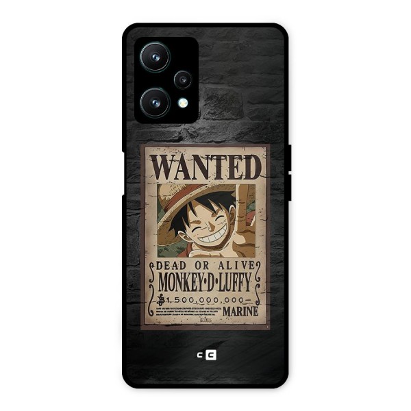Luffy Wanted Metal Back Case for Realme 9 Pro 5G