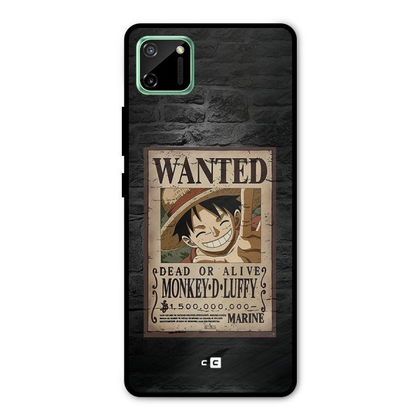 Luffy Wanted Metal Back Case for Realme C11