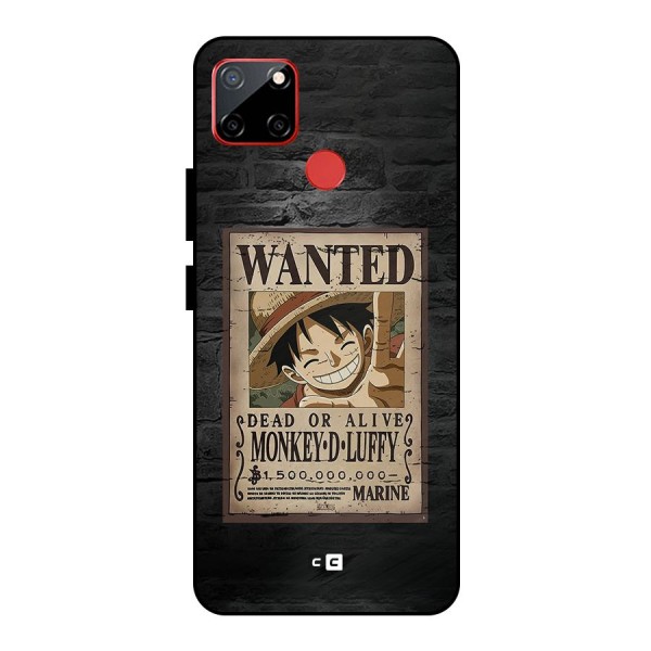 Luffy Wanted Metal Back Case for Realme C12