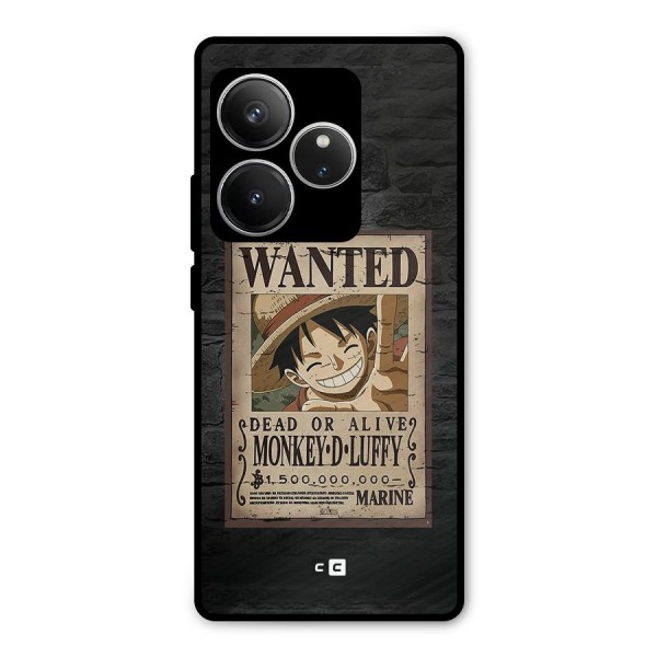 Luffy Wanted Metal Back Case for Realme GT 6