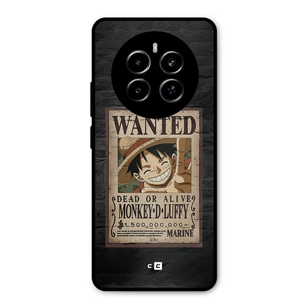 Luffy Wanted Metal Back Case for Realme P1