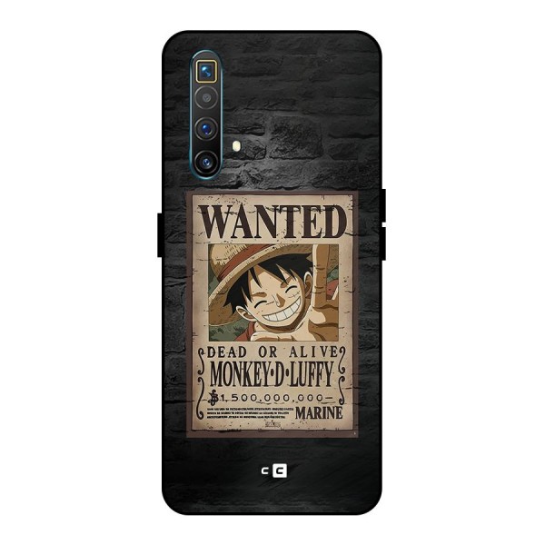 Luffy Wanted Metal Back Case for Realme X3