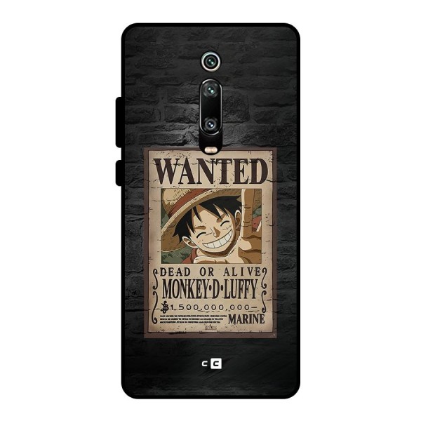 Luffy Wanted Metal Back Case for Redmi K20