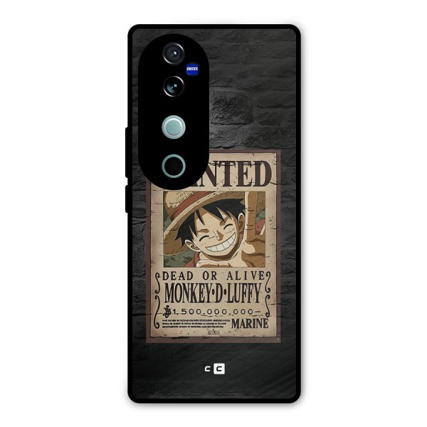 Luffy Wanted Metal Back Case for Vivo V40