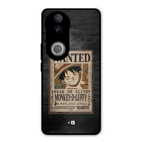 Luffy Wanted Metal Back Case for Vivo V50e