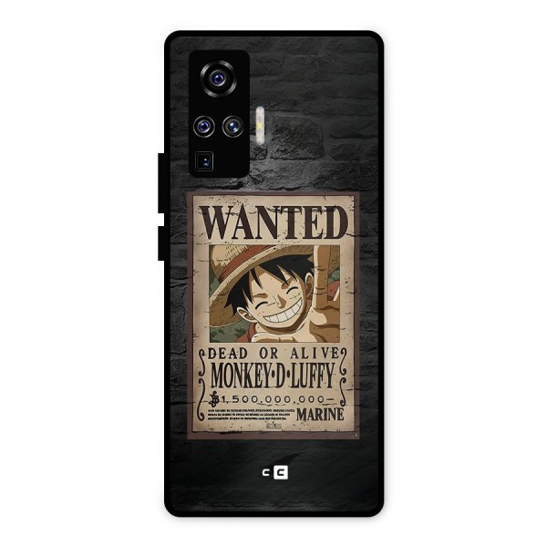 Luffy Wanted Metal Back Case for Vivo X50 Pro