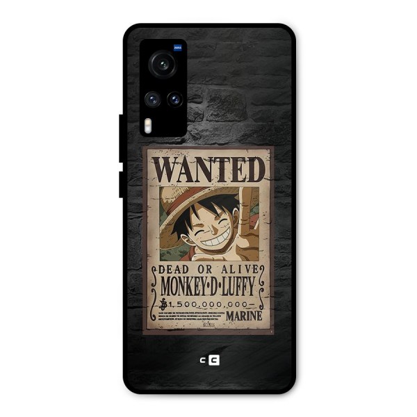 Luffy Wanted Metal Back Case for Vivo X60