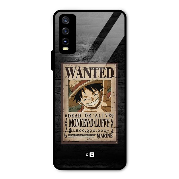 Luffy Wanted Metal Back Case for Vivo Y20