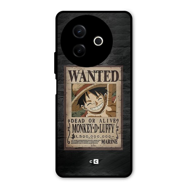 Luffy Wanted Metal Back Case for Vivo Y39