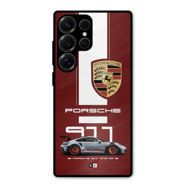 Luxe Supercar Metal Back Case for Galaxy S25 Ultra