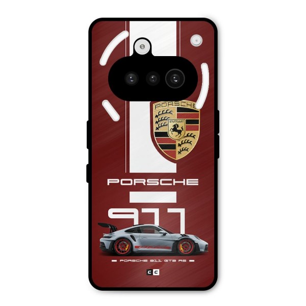 Luxe Supercar Metal Back Case for Nothing Phone 3a