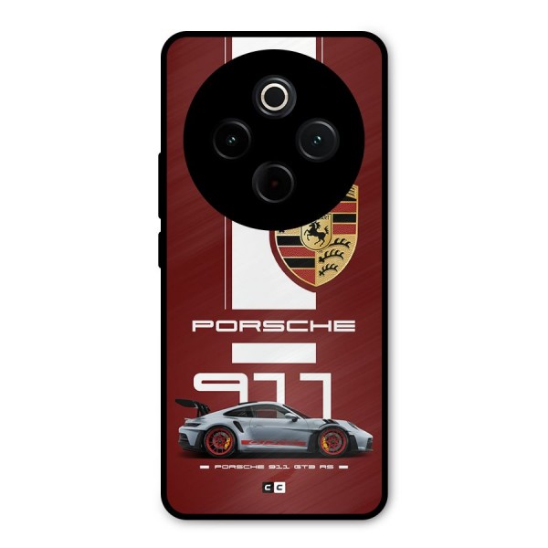 Luxe Supercar Metal Back Case for Vivo T4