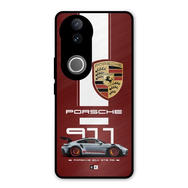 Luxe Supercar Metal Back Case for Vivo V50e
