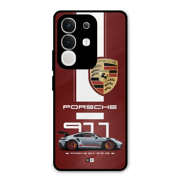 Luxe Supercar Metal Back Case for iQOO Z10x