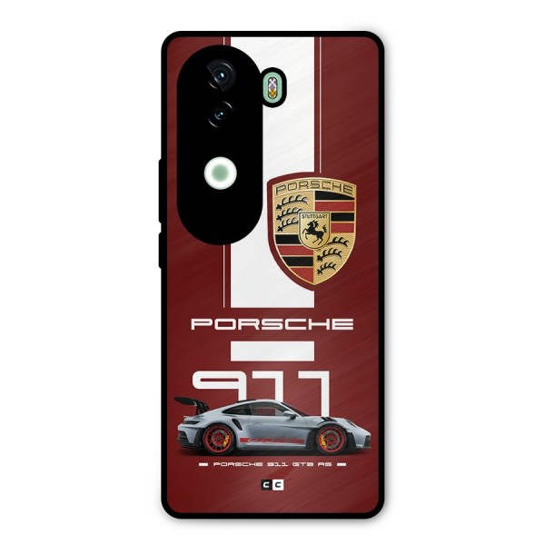 Luxe Supercar Metal Back Case for iQOO Z9s