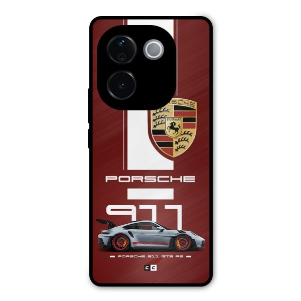 Luxe Supercar Metal Back Case for iQOO Z9s Pro