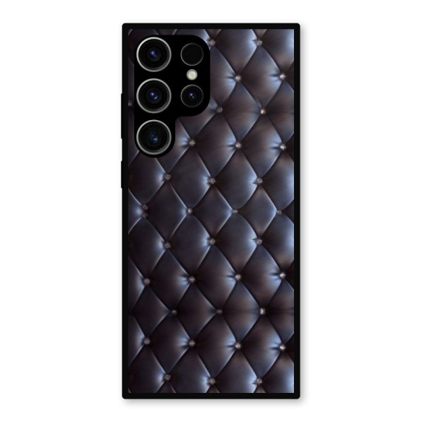 Luxury Pattern Metal Back Case for Galaxy S23 Ultra