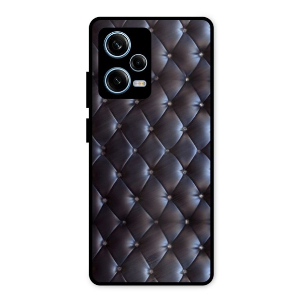 Luxury Pattern Metal Back Case for Redmi Note 12 Pro