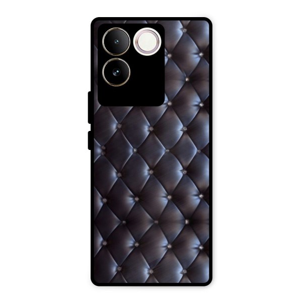 Luxury Pattern Metal Back Case for Vivo T2 Pro