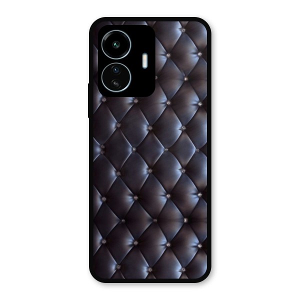 Luxury Pattern Metal Back Case for vivo iQOO Z6 Lite 5G