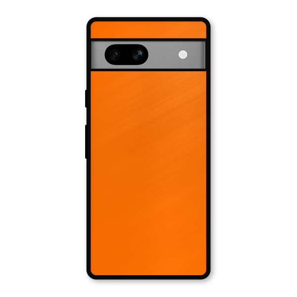 Mac Orange Metal Back Case for Google Pixel 7a