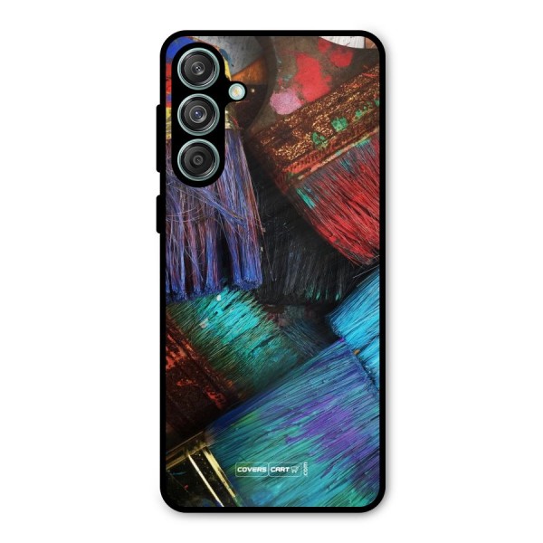 Magic Brushes Metal Back Case for Galaxy M55 5G