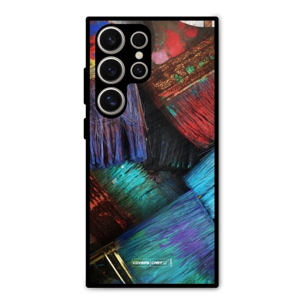 Magic Brushes Metal Back Case for Galaxy S24 Ultra