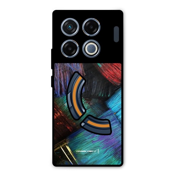 Magic Brushes Metal Back Case for Infinix GT 20 Pro