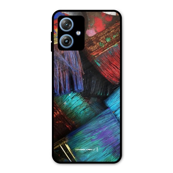 Magic Brushes Metal Back Case for Moto G54