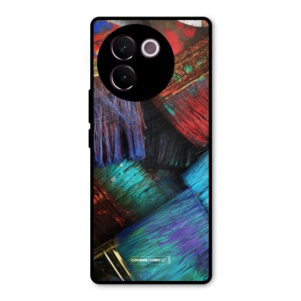 Magic Brushes Metal Back Case for Vivo V30e