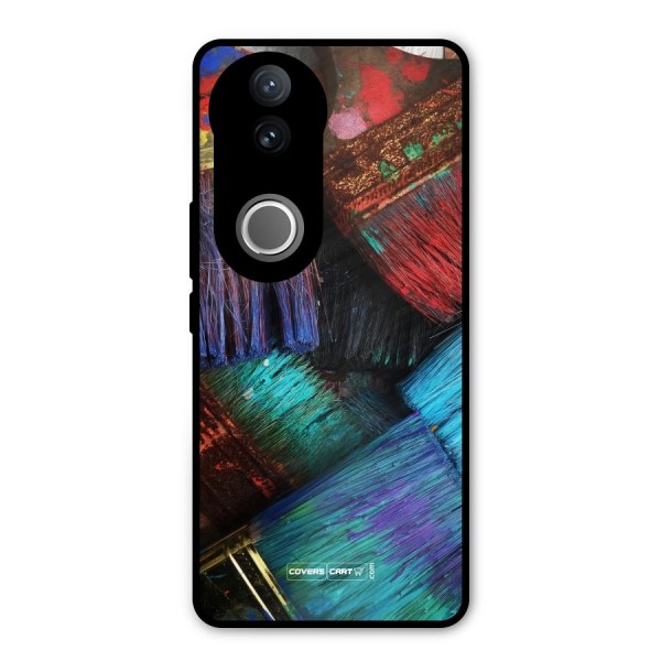 Magic Brushes Metal Back Case for Vivo V50e