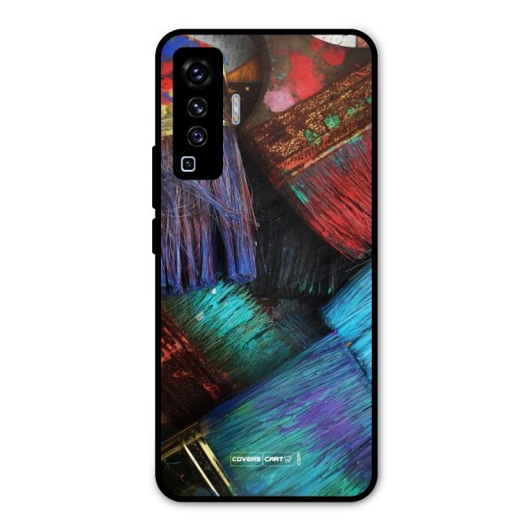 Magic Brushes Metal Back Case for Vivo X50