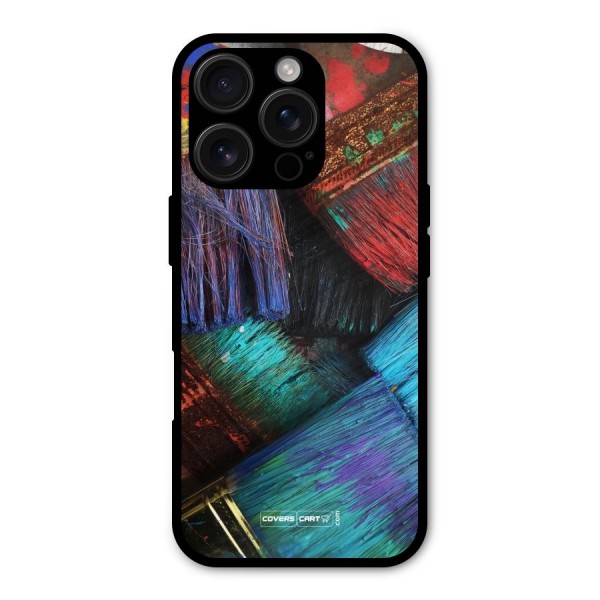 Magic Brushes Metal Back Case for iPhone 16 Pro